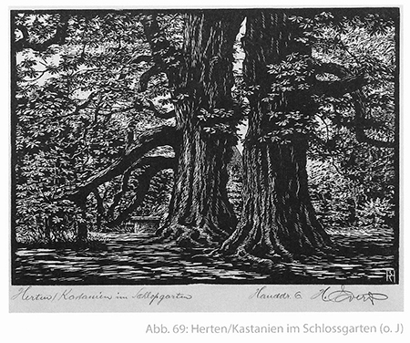 Heinrich Everz, Schlossgarten